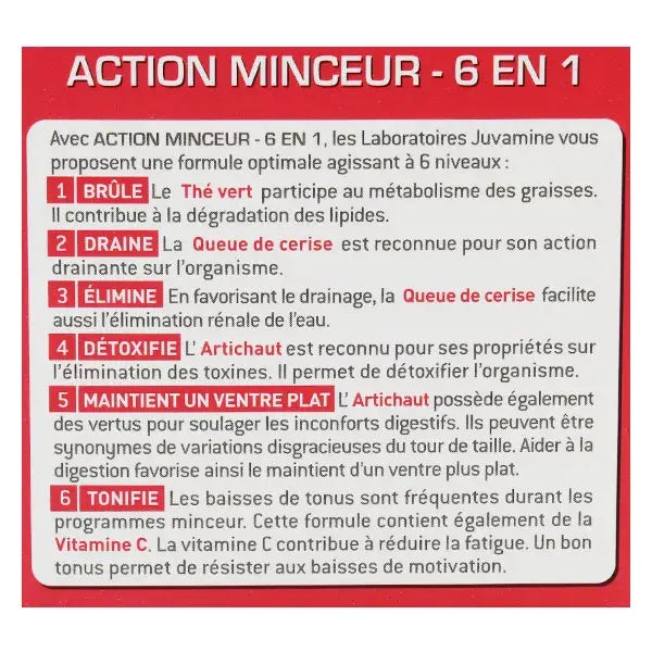 Action Minceur 6 en 1 - Juvamine