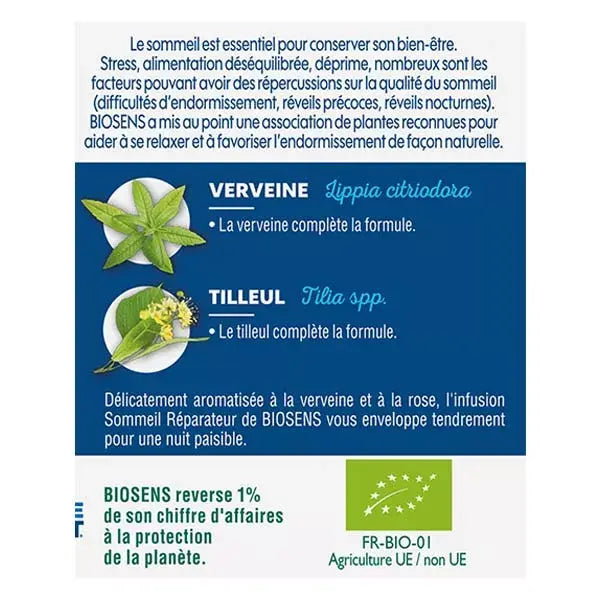 Infusion Sommeil Réparateur Bio - Biosens