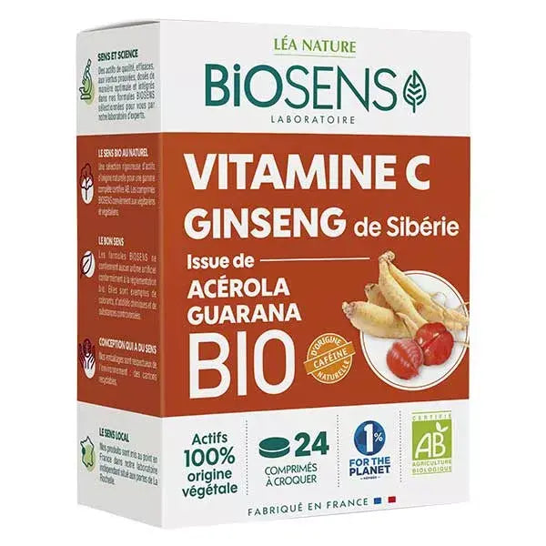 Vitamine C Ginseng de Sibérie Bio - Biosens