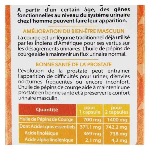 Confort Urinaire Pépins de courge - Juvamine