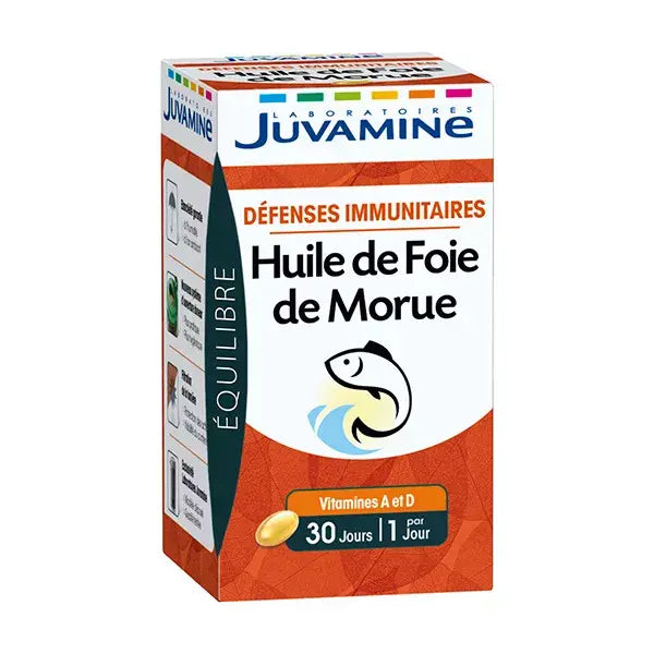 Défenses Immunitaires Huile de Foie de Morue - Juvamine