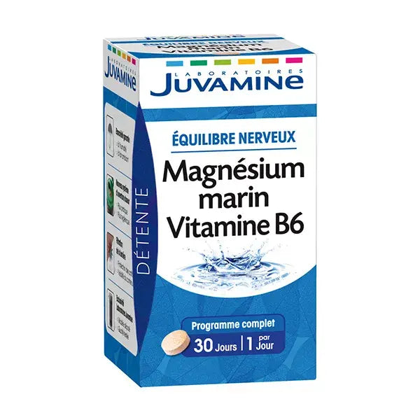 Equilibre Nerveux Magnésium Marin/Vitamine B6 - Juvamine