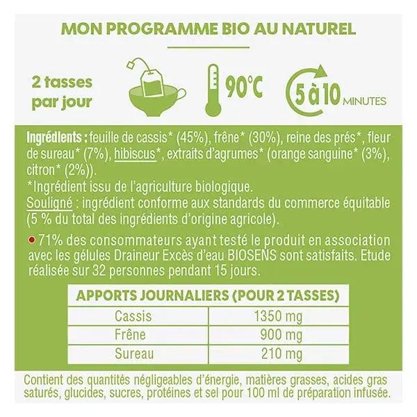 Infusion Draîneur Intense Bio - Biosens