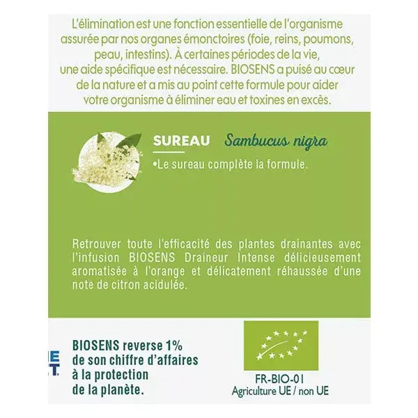 Infusion Draîneur Intense Bio - Biosens