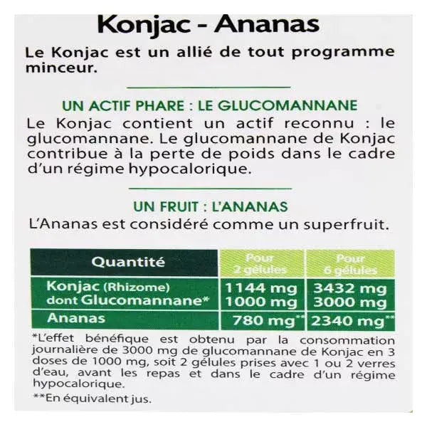 Perte de Poids Konjac/Ananas - Juvamine