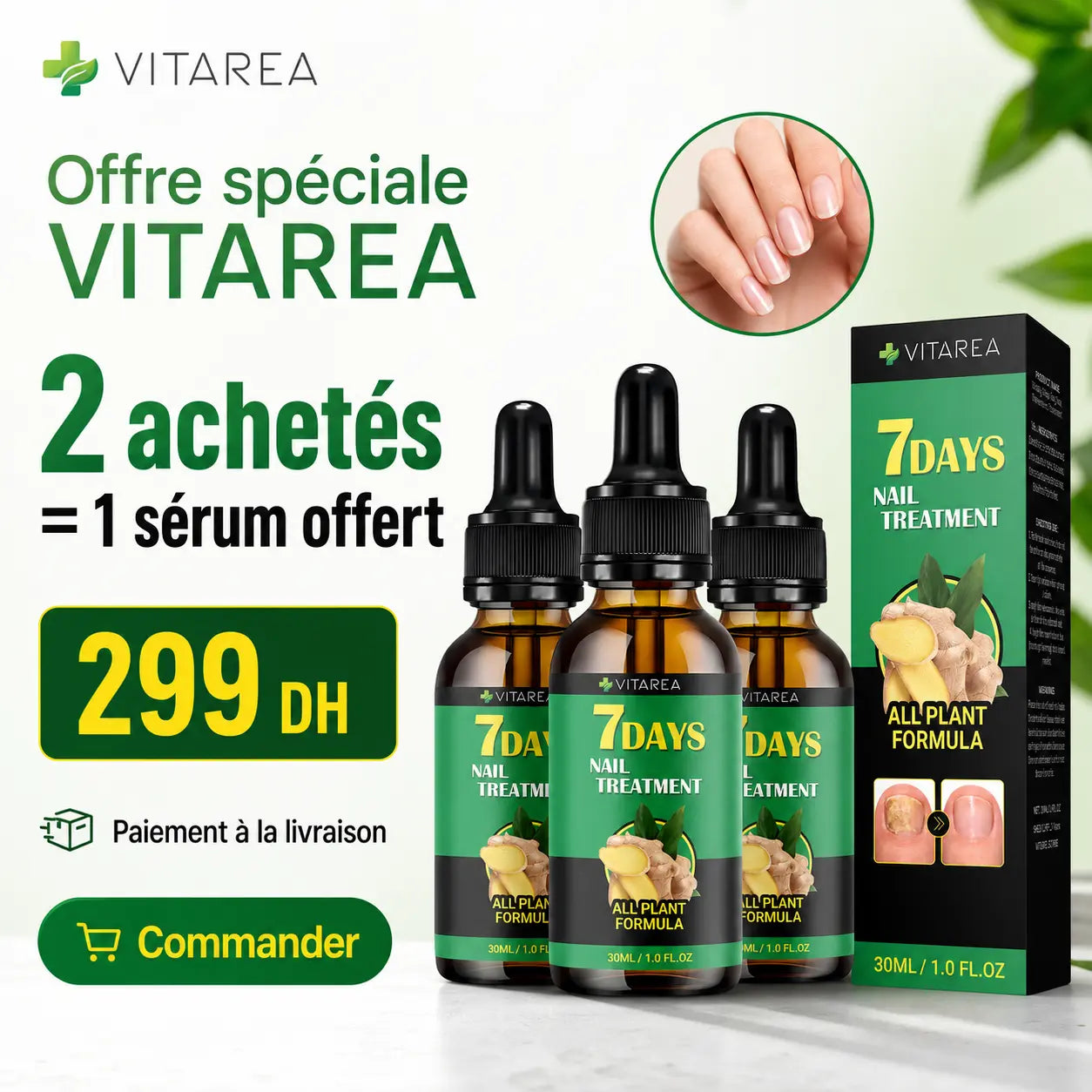 Huile anti-champignons 7 Days – Formule naturelle