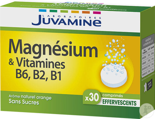 Magnésium & Vitamine B1, B2, B6 - Juvamine