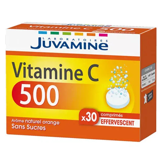 Vitamine C 500 Orange Effervescent - Juvamine