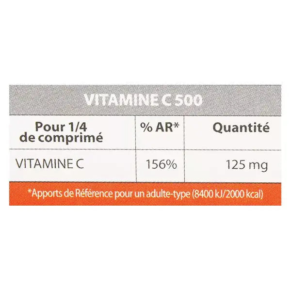 Vitamine C 500 Orange Effervescent - Juvamine